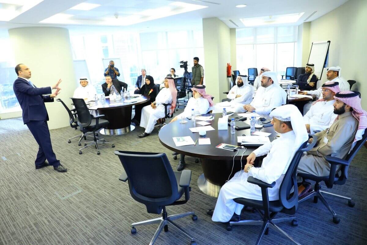 Workshop in session: Leading the room