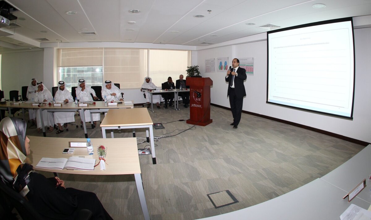 Workshop in session: Presenting the framework