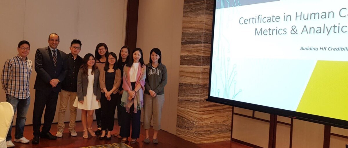 Certificate in Human Capital Metrics & Analytics: Cohort photo, July 2018