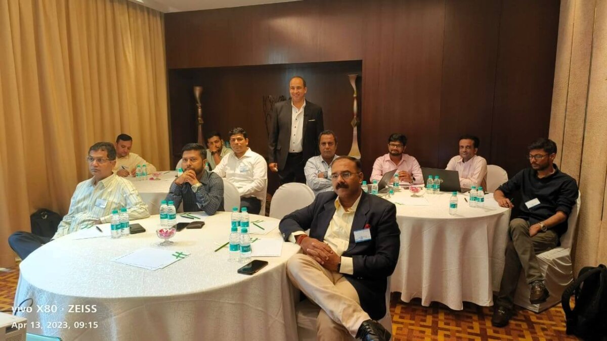 Workshop in session: Round-table format