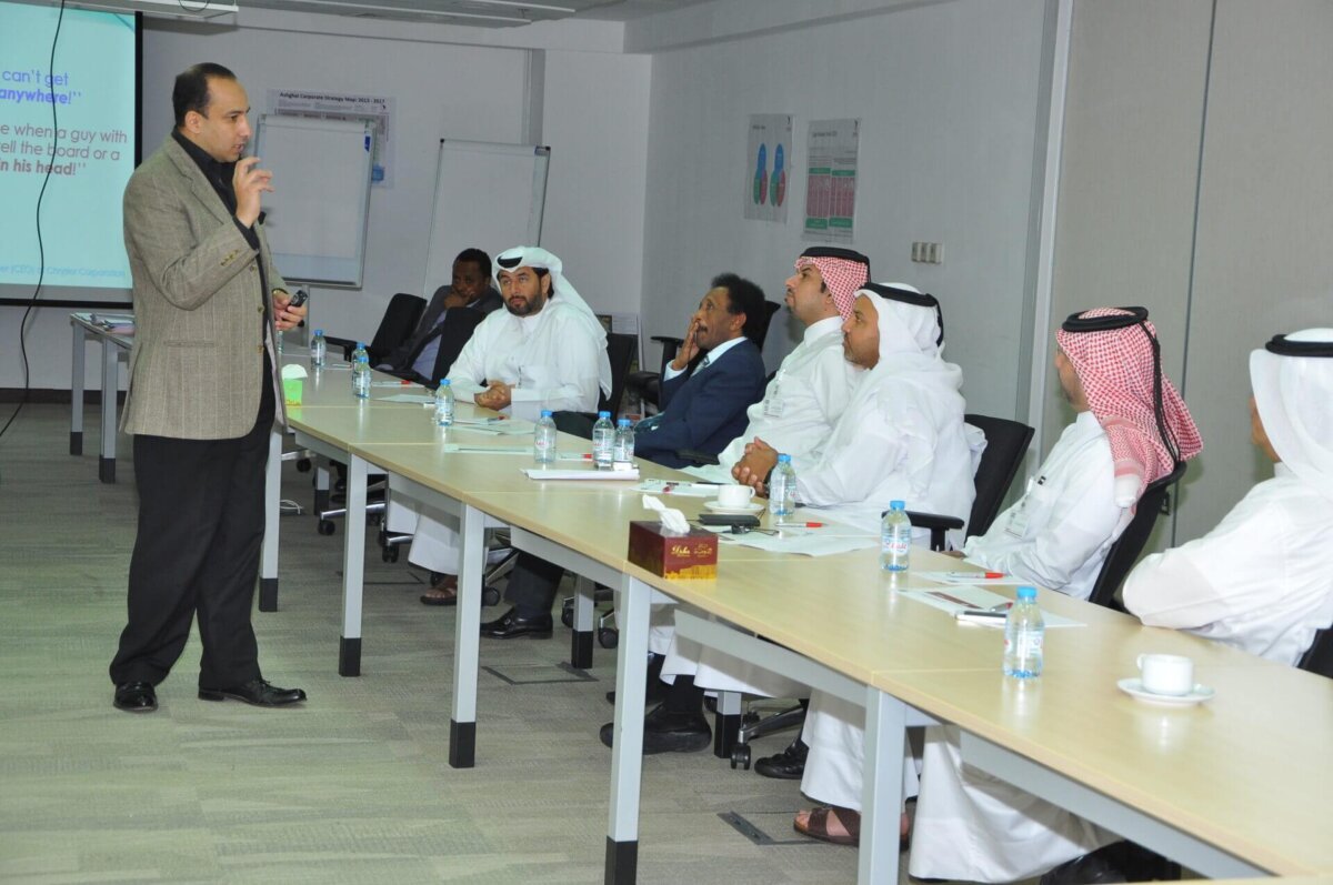 Workshop in session: Delegates at work