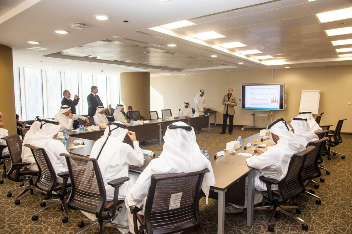 Workshop in session: Boardroom session