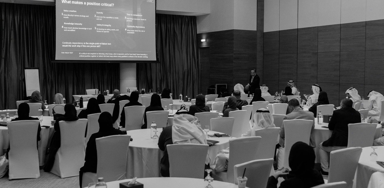 ورشة عمل ضمن مؤتمر، دبي: ما الذي يجعل المنصب حرجاً؟
