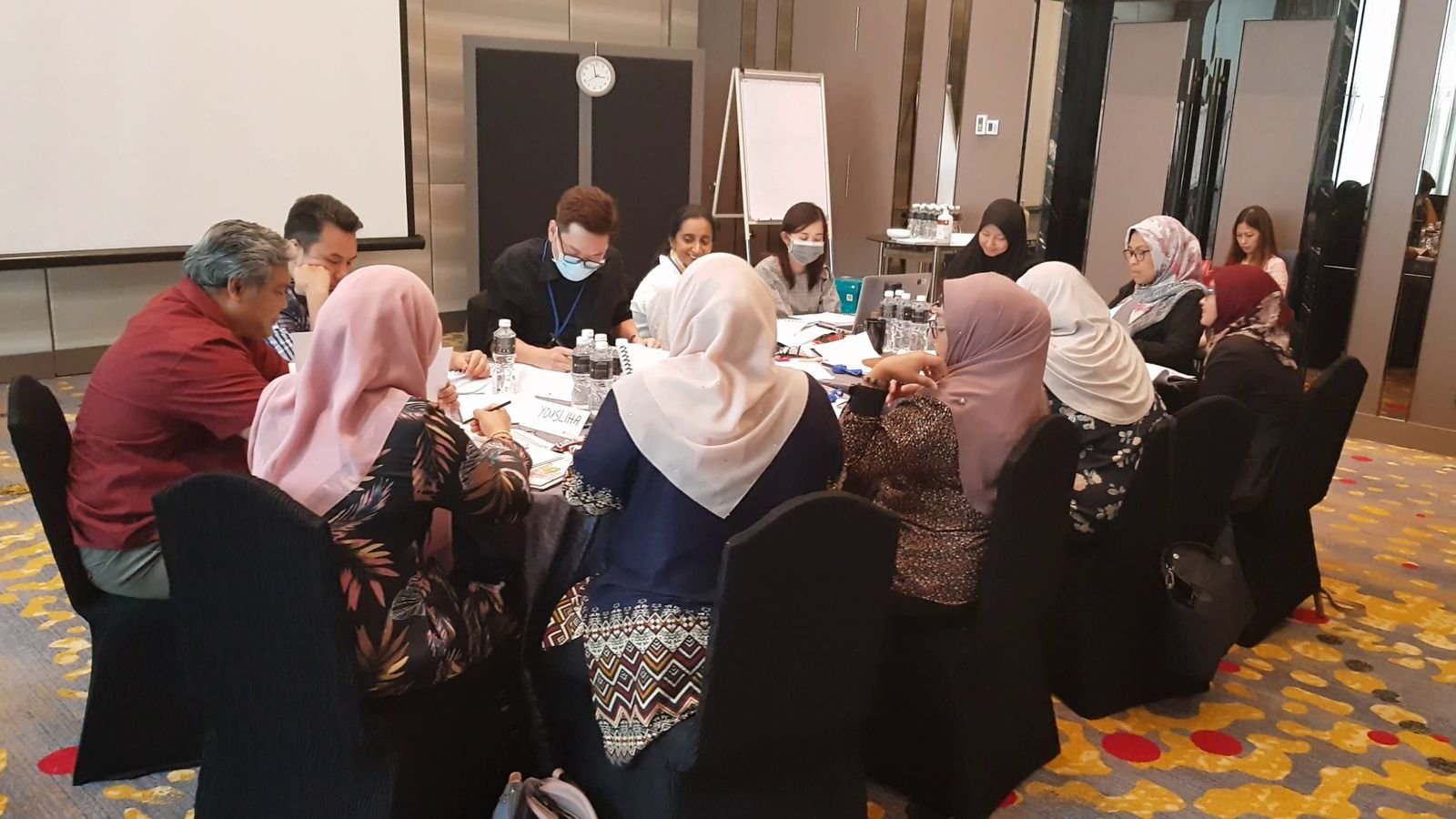 Workshop in session: Group work