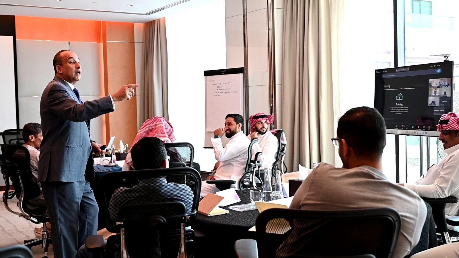 Workshop in session: Opening the discussion