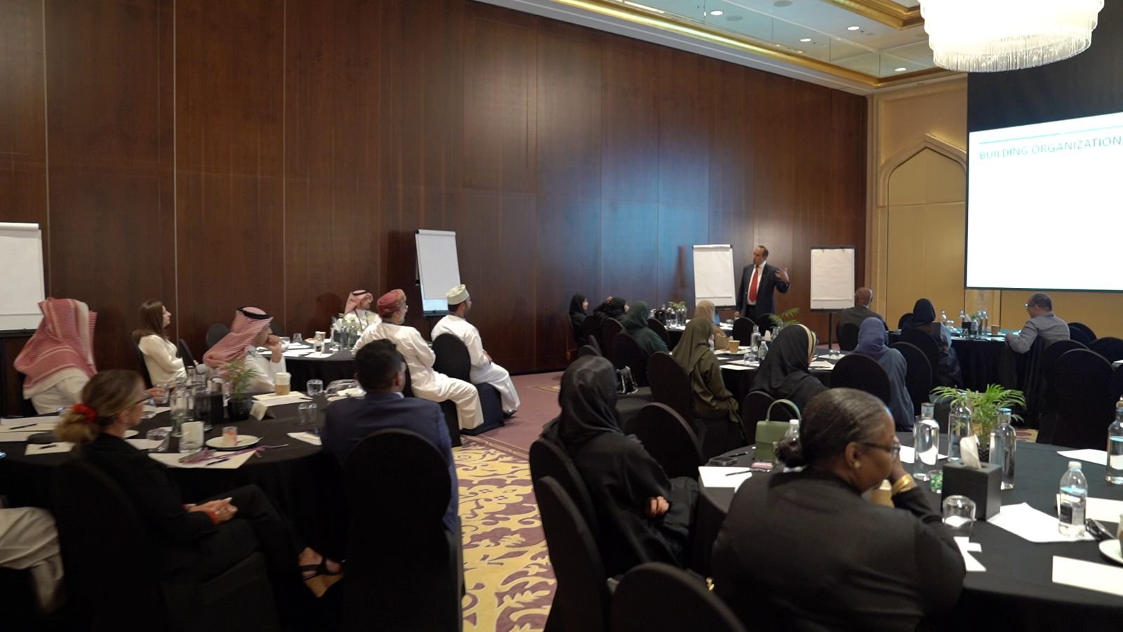 Participants working on their own organizational challenges