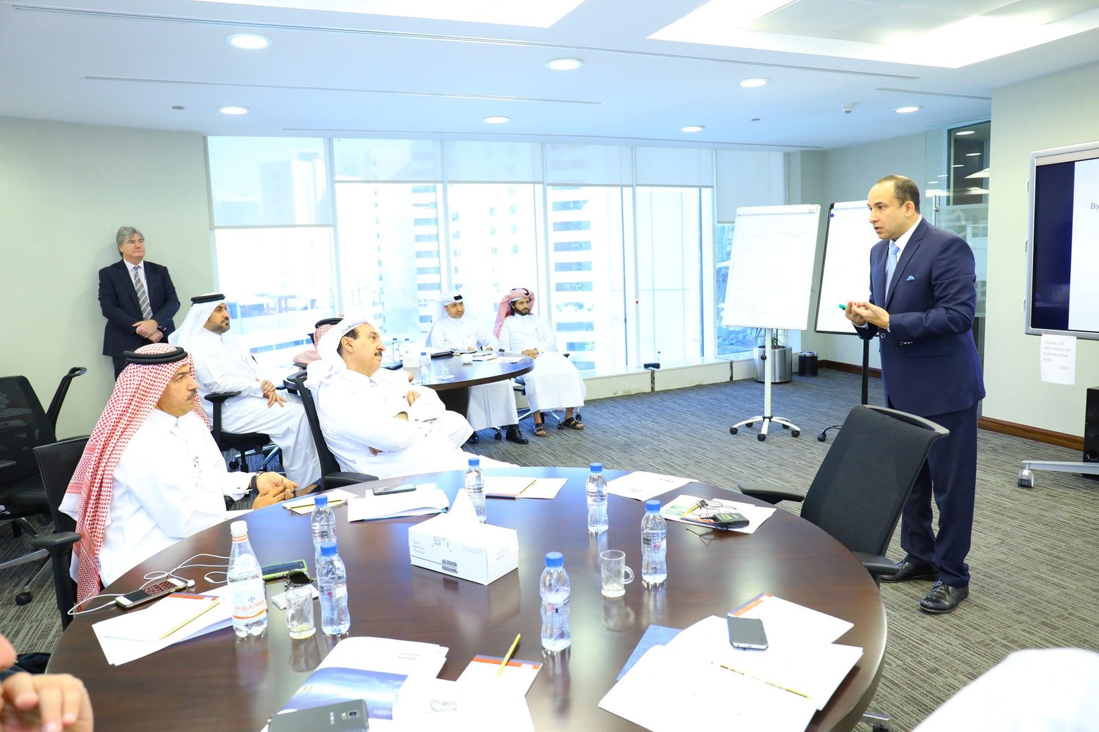Workshop in session: The room at work
