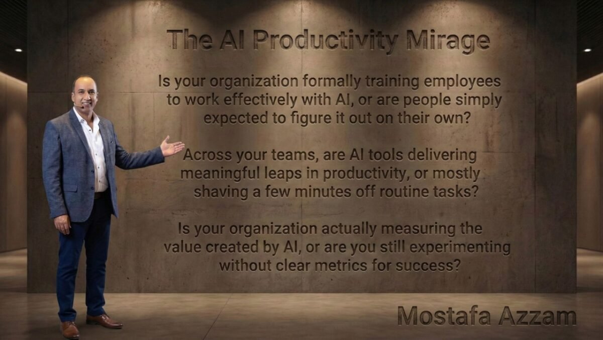 Work Rewired article cover: The AI Productivity Mirage: AI Adoption Is Surging. Why Are Productivity Gains Lagging?