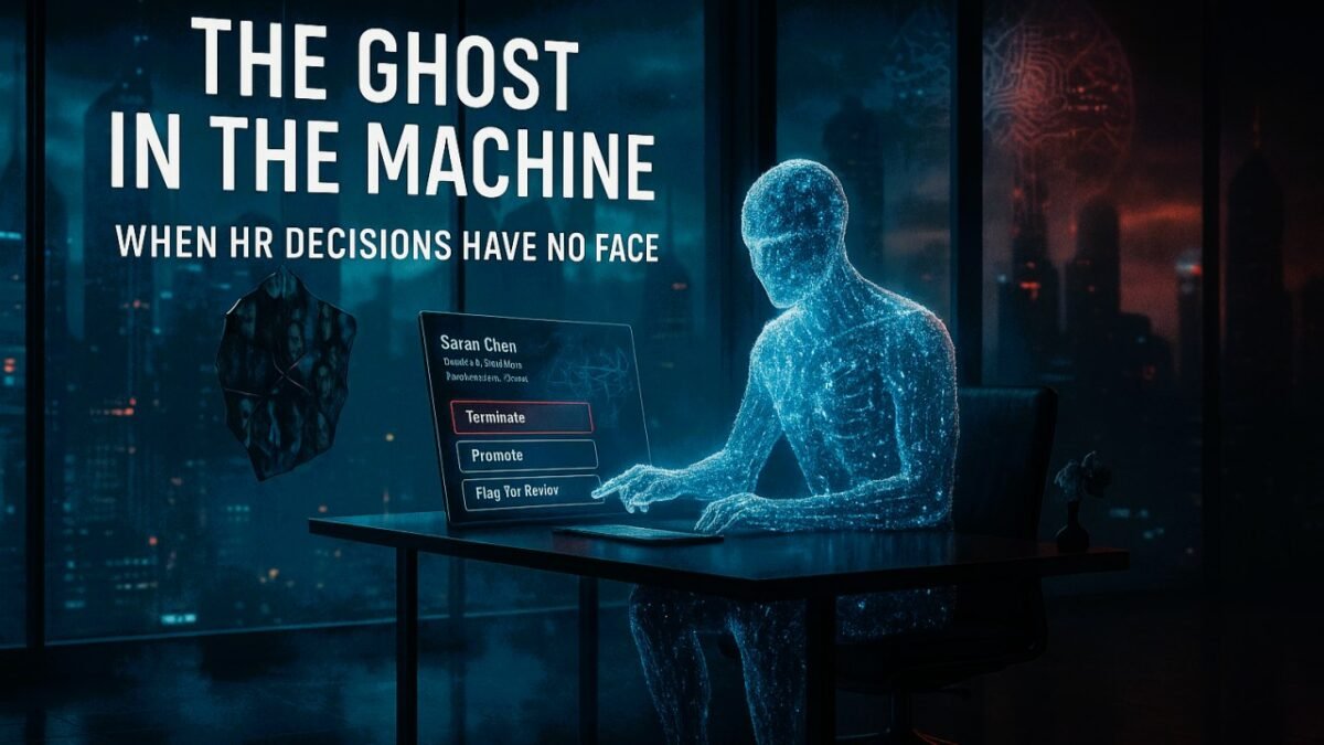 Work Rewired article cover: The Ghost in the Machine: When HR Decisions Have No Face!