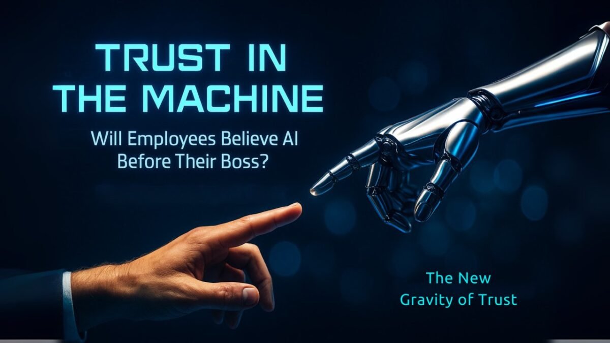 Work Rewired article cover: Trust in the Machine: Will Employees Believe AI Before Their Boss?