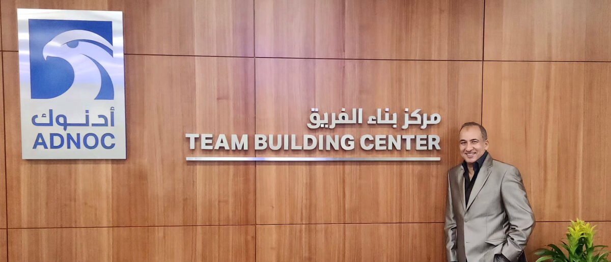 Mostafa Azzam at the ADNOC Team Building Center, UAE
