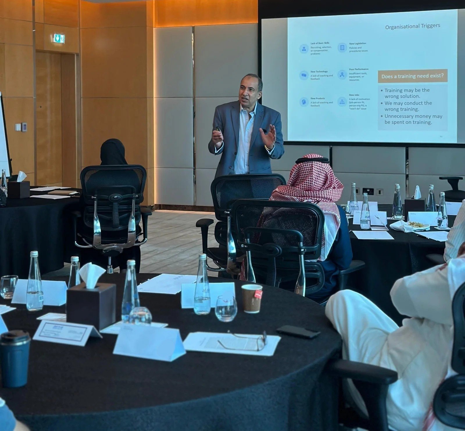 Workshop in session, KSA: Organisational triggers